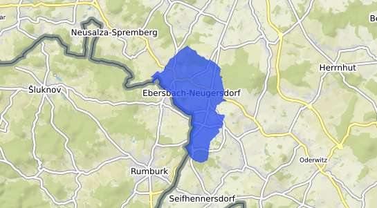 Bodenrichtwertkarte Ebersbach Neugersdorf